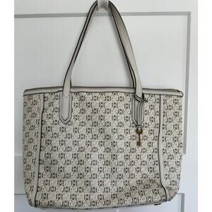 Fossil‎ Sydney Tote Neutral Floral Print Large Size